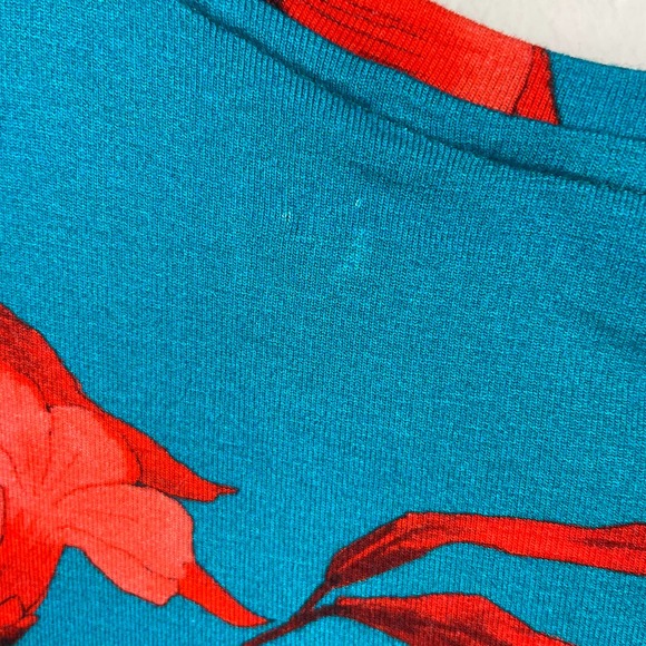 NWT Ted Baker Fantasia Fitted Tee Turquoise Size 4 - Picture 8 of 12